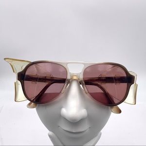 Vintage Titmus Brown Translucent Aviator Frames